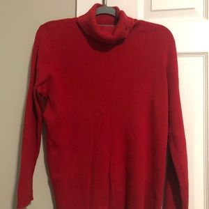 LaurenRalphLauren 2X classic red turtleneck